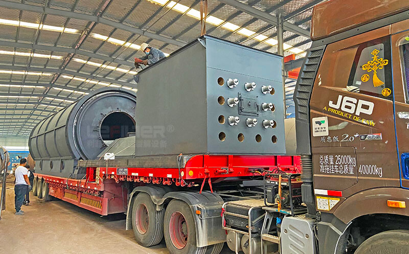 油泥處理設備裝車發出 油泥處理設備裝車發出