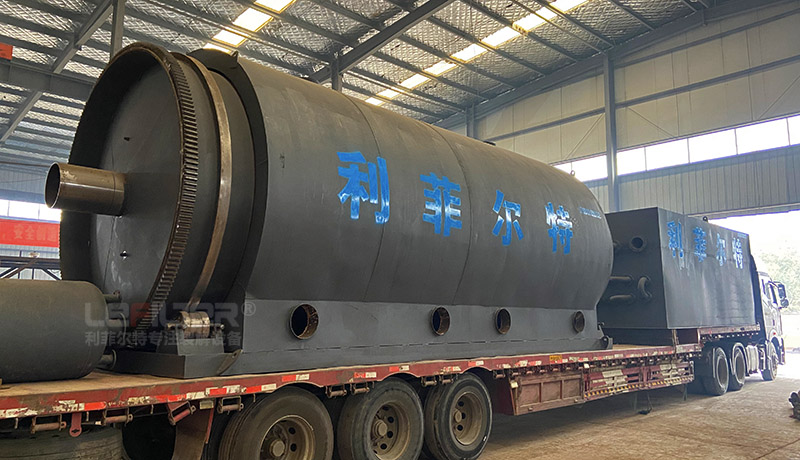 廢輪胎煉油設備裝車實拍 廢輪胎煉油設備裝車實拍